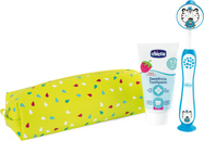 CHICCO Set zubná kefka a pasta v puzdre - Tiger, 3r+