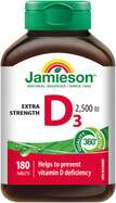 Jamieson Vitamín D3 2500 IU 180tbl.