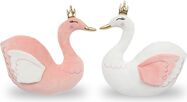Weißer/rosa Schwan