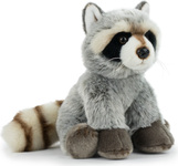 WILD LIFE Waschbär realistische Plüschfigur 28cm