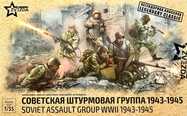 Model Kit figurine 3509 - Gruppo d'assalto sovietico (1:35)