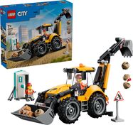 LEGO® City 60480 Žltý nakladač s rýpadlom