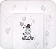 Prebaľovacia podložka mäkká New Baby Zebra biela 85x70