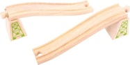 Bigjigs Rail Überführungsschienen mit Säulen 2 Stk
