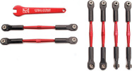 Traxxas ojnička stavitelná hliníková 58/61mm červená (4+2)