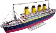 Woodcraft Drevené 3D puzzle Titanic