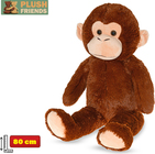 Plush Friends opica plyšová 80cm tmavo hnedá