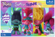 Trefl Puzzle 104 XL Super Shape - Zábava s Trollmi / Universal Trolls 3 (2023) FSC Mix 70%