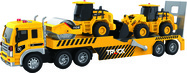 Auto-Schlepper mit Effekten Set mit Baumaschinen 48 cm