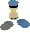 Modelcraft mini brúsidlo 32mm, 6x brúsny papier