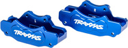 Traxxas etrier față frână aluminiu albastru (pereche)