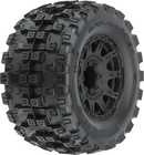 Pro-Line koleso 3.8", pneu Badlands MX38 HP Belted, disk Raid H17 čierny (2)