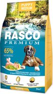 Krmivo Rasco Premium Puppy Medium kura s ryžou 3kg