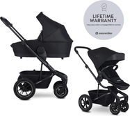 EASYWALKER Kombikinderwagen Harvey5 2-in-1 Midnight Black LITE AIR
