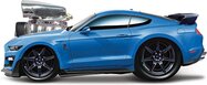 Maisto - Muscle Machines - 2020 Mustang Shelby GT500, modrý, 1:64