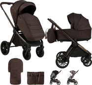 ADAMEX Passeggino combinato Bianco 13 New Chocolate Brown