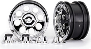 Traxxas disk 2.2" classic chrómovaný s pokrievkami (2) (pre 8255A)