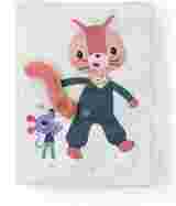 Lilliputiens - libro de peluche - ratoncita Nina