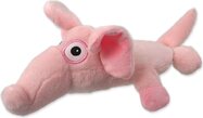 Hračka Dog Fantasy Silent Squeak slon ružový 26cm
