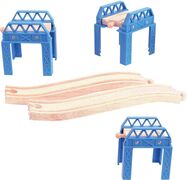 Bigjigs Rail Holzschienen-Set für Brückenstruktur