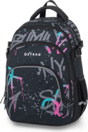 Zaino scolastico OXY SCOOLER Graffiti Pink