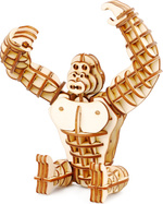 RoboTime drevené 3D puzzle Gorila