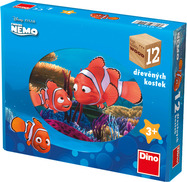 Dino Drevené kocky Nemo 12 ks