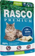 Kapsička Rasco Premium Sterilized treska so spirulínou 85g