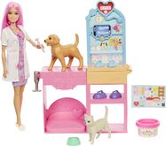 Mattel Barbie veterinaria e set di gioco, JFX93