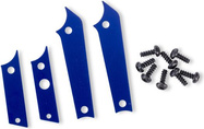 Traxxas Aluminium-Chassisplatten blau
