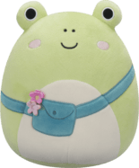 SQUISHMALLOWS Zelená žaba s kabelkou - Wendy