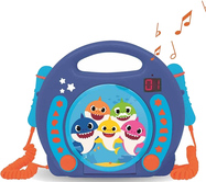 Lexibook Prenosný CD prehrávač s 2 mikrofónmi Baby Shark