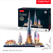 Puzzle 3D Dubai / gheata - 182 piese