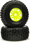 Arrma koleso s pneu dBoots Fortress zelené (pár)