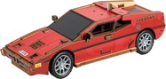 2Kids Toys Puzzle 3D din lemn Mașină sport roșie