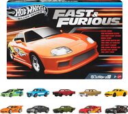 Mattel Hot Wheels 25JCT92 Fast &amp; Furious Gyorsan és dühösen Kisautók 10-csomag
