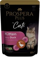 Kapsička Prospera Plus Kitten, Duck, Green Beans 85g