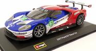 Bburago 1:32 Race DTM Ford GT Race car 2017 No.67 LeMans