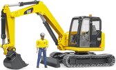 Bruder 02466 Pásový minibager CATERPILLAR s figúrkou