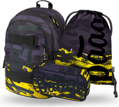 BAAGL SADA 3 Skate Dune: Rucksack, Waschbeutel, Tasche