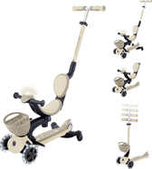 Globber trotinetă Go Up Baby lights 360 °  Taupe