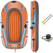 Aufblasbares Boot Kondor Elite 2000 Set (Boot, 1 Paar Paddel, Handpumpe), 196x106 cm
