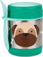 SKIP HOP Zoo Termoska na jedlo s lyžičko/vidličkou Mopslík 325ml,