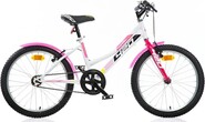 Dino Bikes - Detský bicykel 20" 420D - 0509SC - AURELIA Sport bielo-ružový