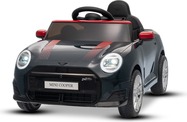 Elektrické autíčko BMW Mini Cooper 12V, čierne, USB Vstup s Bluetooth pripojením na MP3 Pr