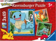 Ravensburger Vypustite Pokémonov 3x49 dielikov