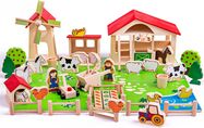 Bigjigs Toys Grande fattoria in legno