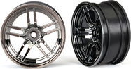 Traxxas disk 1.9" split-spoke čierny chróm (2) (predné)