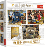 Trefl Puzzle Harry Potter Tournament 3v1 400 + 500 + 600 dielikov