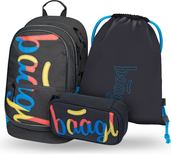 BAAGL SET 3 Core Logo mix: zaino, astuccio, sacchetto